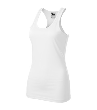 ADL167 RACER Női top (fehér, XXL) Malfini - KIFUTÓ TERMÉK!!!