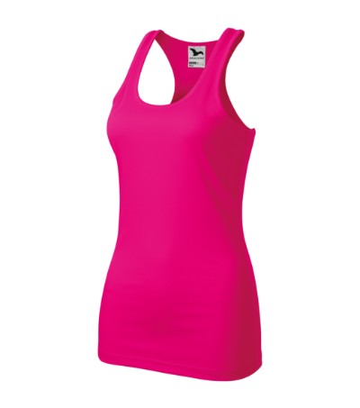 ADL167 RACER Női top (neon rózsaszín, XS) Malfini - KIFUTÓ TERMÉK!!!