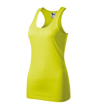 ADL167 RACER Női top (neon sárga, XXL) Malfini - KIFUTÓ TERMÉK!!!