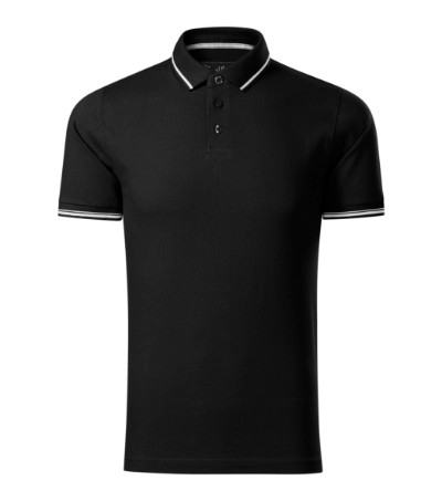 ADL251 PERFECTION PLAIN Galléros póló (fekete, XL) Malfini