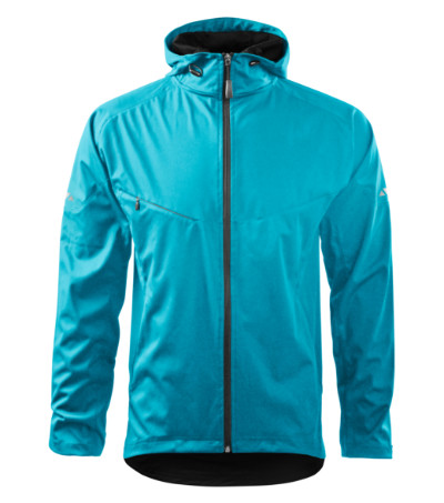 ADL515 COOL Férfi softshell dzseki (türkizkék, S) Malfini