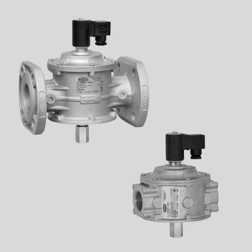 Gáz mágnesszelep DN100 MADAS M16/RM kézi Reset Pmax=500mbar 
