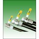 D20/G-R -1/2" KPE-Acél összekötő gömbcsapos GÁZGÉP