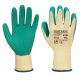 Portwest A100 Mártott latex védőkesztyű (sárga/zöld) (8/M)