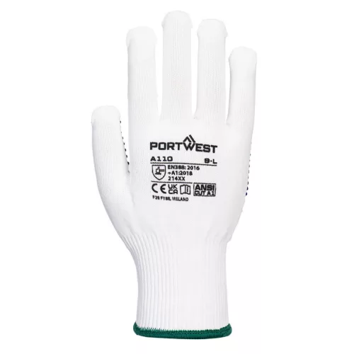 work safety shop munkaruhazat munkavedelem portwest a110 pvc pontozott vedokesztyu
