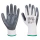Portwest A310 Flexo Grip Tenyérmártott védőkesztyű (szürke/fehér) (6/XS)