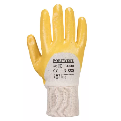 work safety shop munkaruhazat munkavedelem portwest tenyermartott vedokesztyu a330 nitril light