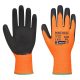 Portwest A340 Hi-Vis Grip Tenyérmártott védőkesztyű (narancs/fekete) (7/S)