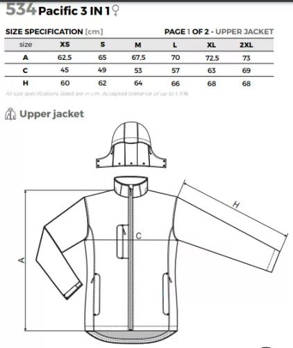 work safety shop munkaruhazat munkavedelem malfini 534 3 az 1ben noi kabat
