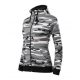 ADLC20 CAMO ZIPPER Cipzáros női pulóver (terepszín szürke) Malfini - KIFUTÓ TERMÉK!!!