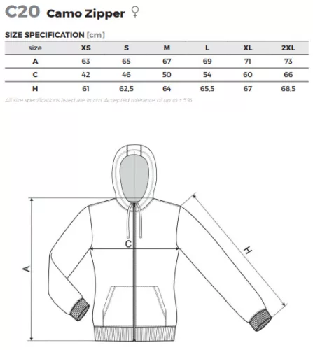 work safety shop munkaruhazat munkavedelem malfini c20 terepszinu cipzaros noi pulover