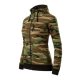 ADLC20 CAMO ZIPPER Cipzáros női pulóver (terepszín barna) Malfini - KIFUTÓ TERMÉK!