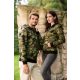 ADLC20 CAMO ZIPPER Cipzáros női pulóver (terepszín zöld) Malfini - KIFUTÓ TERMÉK!
