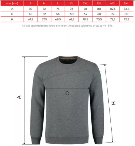 work safety shop munkaruha munkavedelem tricorp t41 premium sweater ferfi pulover