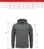 work safety shop munkaruha munkavedelem tricorp t42 premium hooded sweater kapucnis ferfi pulover