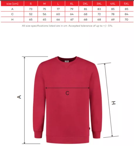 work safety shop munkaruha munkavedelem tricorp t43 sweater ferfi pulover