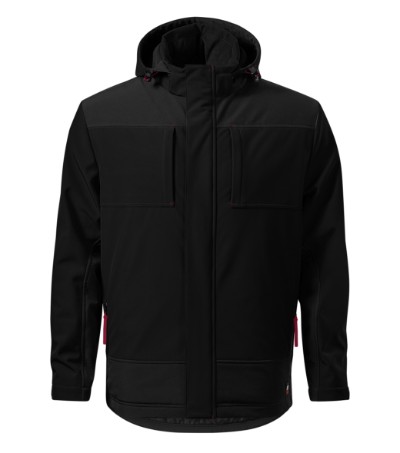 ADLW55 VERTEX Téli softshell kabát (fekete) 