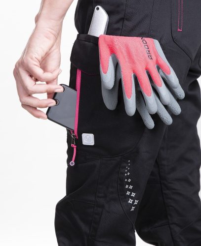 work safety shop munkaruhazat munkavedelem h6301 ardon floret fekete noi derekas munkanadrag