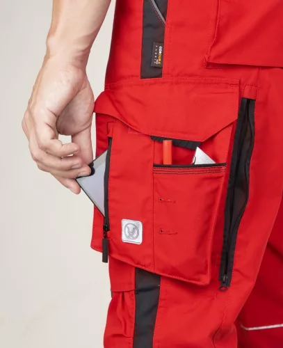 work safety shop munkaruhazat munkavedelem ardon h6494 urban piros derekas munkanadrag