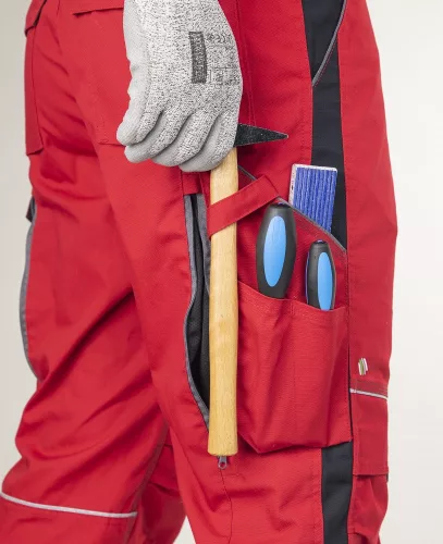 work safety shop munkaruhazat munkavedelem ardon h6494 urban piros derekas munkanadrag