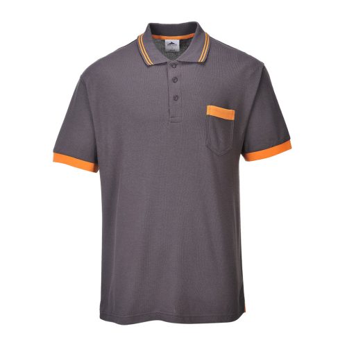 Portwest TX20 Texo Contrast pólóing (navy/royalkék, XL)