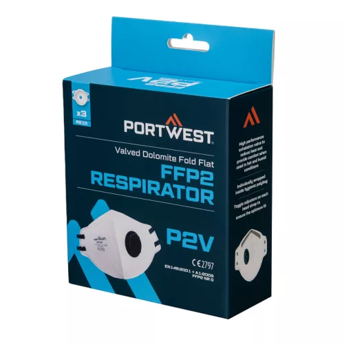 work safety shop munkaruhazat munkavedelem portwest p211 ffp2 szelepes dolomit legzesvedo poralarc