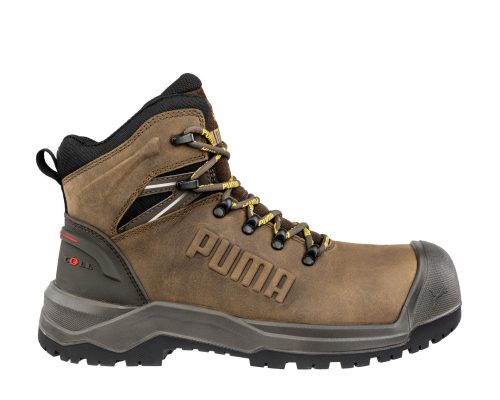 PUMA Iron HD Brown Mid S3S FO LG SR Védőbakancs - 632710 - Work Safety Shop