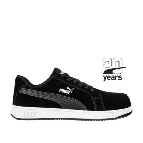 work safety shop munkaruha munkavedelem puma vedocipo 640010 iconic suede black s1pl