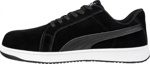 work safety shop munkaruha munkavedelem puma vedocipo 640010 iconic suede black s1pl