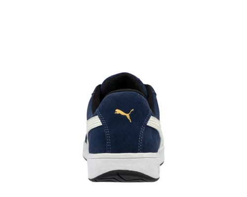 work safety shop munkaruha munkavedelem puma vedocipo 640020 iconic suede navy kek s1pl