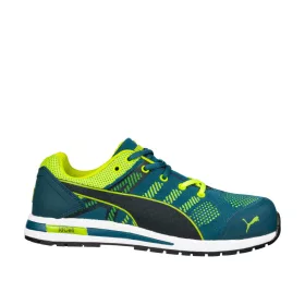 work safety shop munkaruhazat munkavedelem puma vedocipo 643170 elevate knit green s1p