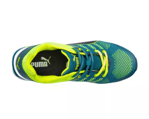 work safety shop munkaruhazat munkavedelem puma vedocipo 643170 elevate knit green s1p