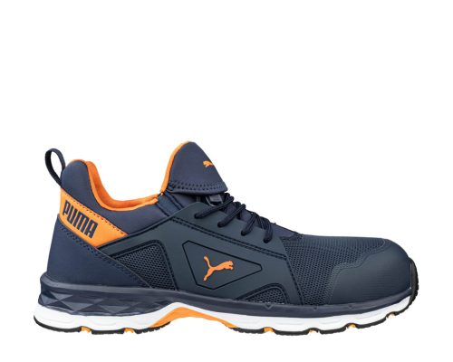 PUMA Chase Blue/Orange S1PS ESD FO HRO SR Védőcipő - 643780 - Work Safety Shop