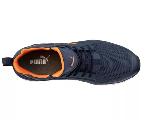 work safety shop munkaruhazat munkavedelem puma vedocipo 643780 chase blue orange s1ps