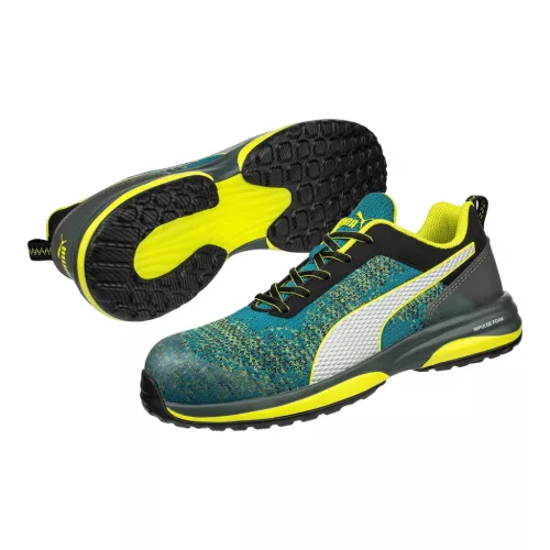 work safety shop munkaruhazat munkavedelem puma vedocipo 644520 charge green low s1p