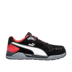 work safety shop munkaruhazat munkavedelem puma vedocipo 644630 airtwist blk red low s3 esd