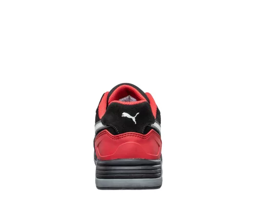 work safety shop munkaruhazat munkavedelem puma vedocipo 644630 airtwist blk red low s3 esd