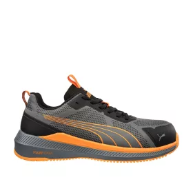 work safety shop munkaruhazat munkavedelem 645000 puma vedocipo slide grey orange s1ps esd