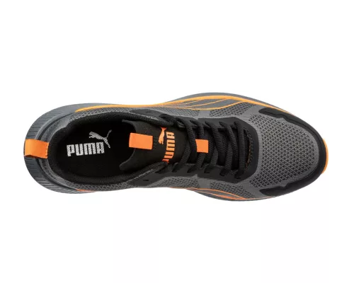 work safety shop munkaruhazat munkavedelem 645000 puma vedocipo slide grey orange s1ps esd
