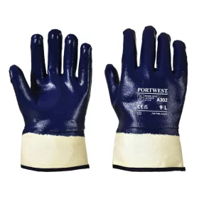 work safety shop munkaruhazat munkavedelem portwest vedokesztyu a302 csukloig martott nitril