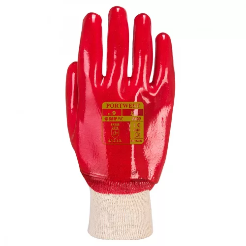 work safety shop munkaruhazat munkavedelem portwest a400 pvc vedokesztyu csukloig martott