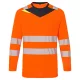 work safety shop munkaruha munkavedelem dx416 portwest jol lathatosagi hosszu ujju narancssarga polo