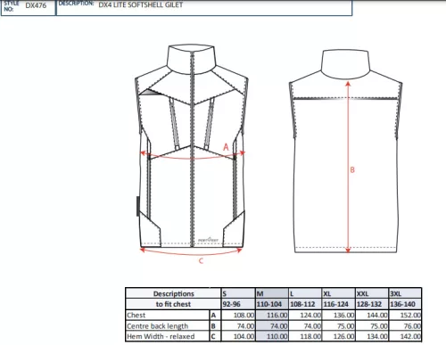 work safety shop munkaruhazat munkavedelem dx476 portwest dx4 softshell melleny