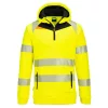 work safety shop munkaruhazat munkavedelem jol lathatosagi sarga kapucnis pulover dx482 portwest 