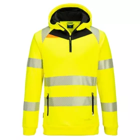 work safety shop munkaruhazat munkavedelem jol lathatosagi sarga kapucnis pulover dx482 portwest 