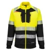 work safety shop munkaruhazat munkavedelem jol lathatosagi sarga cipzaros felso dx490 portwest 