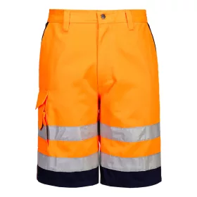 work safety shop munkaruha munkavedelem portwest jol lathatosagi rovidnadrag e043 narancssarga