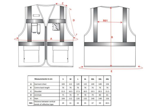 work safety shop munkaruha munkavedelem portwest f476 fenyvisszavero vezetoi melleny 