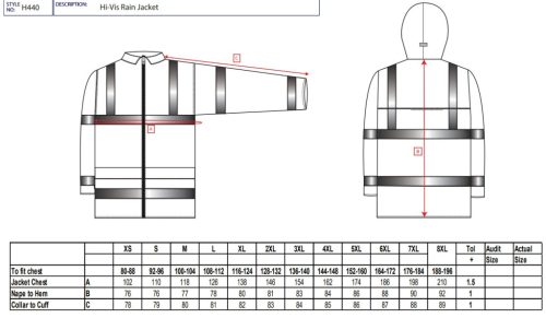 work safety shop munkaruhazat munkavedelem h440 portwest fenyvisszavero esokabat