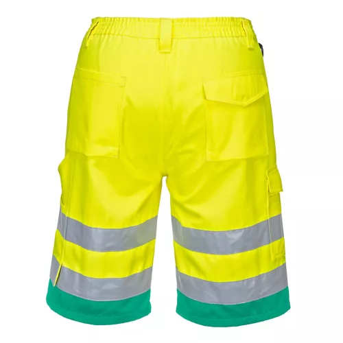 work safety shop munkaruha munkavedelem portwest jol lathatosagi rovidnadrag l043 sarga